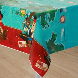 the NEVER LAND PIRATES PLASTIC TABLECOVER ~ Birthday PARTY Supplies