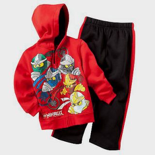 NWT LEGO Ninjago Sweatsuit Hoodie And Pants Set Outfit Size 6 RV $48