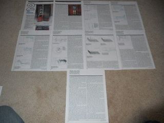 Reference Speaker Review, 9 pgs, Full Complete Test, 1991, Best Ever
