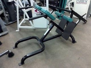 Owned Commercial Hyper Cybex Lower Back Hyperextension Bench Benches