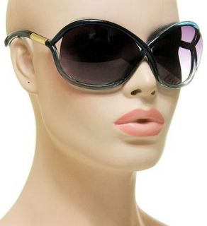 Womens Designer Sunglasses Whitney Style Turquoise Frame Smoke Lens