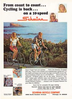 1967 Schwinn Men/Ladies Super Sport Bicycle photo ad