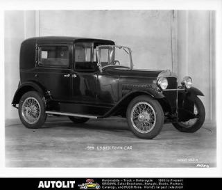 1929 Essex Town Car Factory Photo ad0631