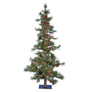 Pre Lit Big Cone Needle Pine Christmas Tree