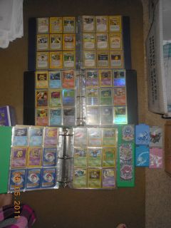 POKEMON CARDS COLLECTION ALPHABETICAL IN BINDERS APPROX 2400 CARDS