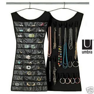Umbra Little Black Dress Hanging Jewellery Storage Jewelry Organizer