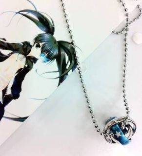 Black★Rock Shooter Stainless Steel Rotating Rings Pendant Necklace