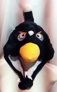 Angry Bird Hat   Black Bear Blue Dog   fits adult and kids