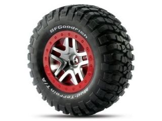 Traxxas 6873A BF Goodrich Mud Terrain Tire & Wheel Package Slash 4x4