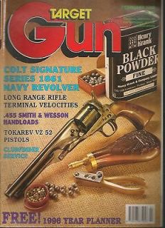 February 1996   Tokarev VZ 52 pistol, Colt 1861 black powder revolver