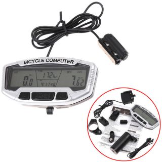 LCD Bicycle Computer Bike Odometer Speedometer Velometer Backlight 28
