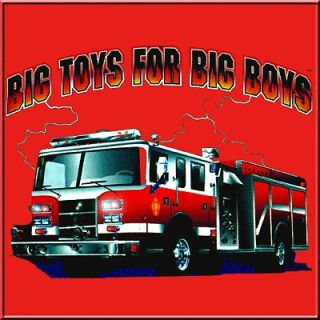 Big Toys Boys Fire Engine T Shirts KIDS 6 8,10 12,14 1 6