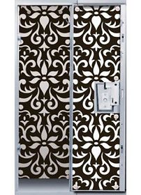 Black and White Damask Locker Wallpaper (2012)   New   Room Decor