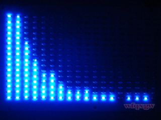 18*16 BIG Blue Audio Digital Level Meter display Spectrum Analyzer for