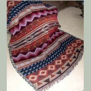 NAVAJO BLANKET Southwest Tapestry Afghan Throw Blanket