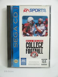 Sealed Bill Walsh College Football Sega CD T 50025 48 Different Teams