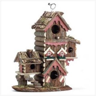 BRAND NEW GINGERBREAD WOOD BIRDHOUSE FAST SHIP