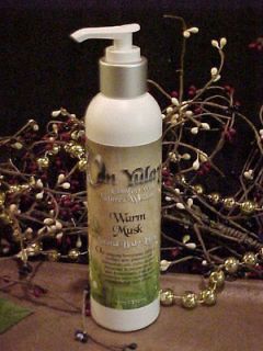 Natural Hand and Body Skin Care Lotion Warm Musk 8.0Z