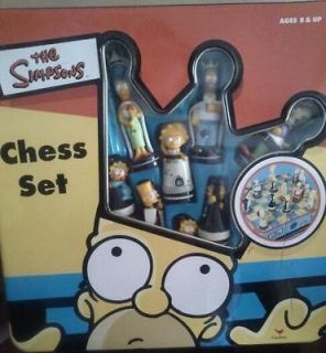 The SIMPSONS    COMPLETE CHESS SET 