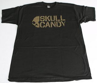 NEW Skullcandy Headphones T shirt   SIze L   BLACK