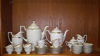 Outstanding 49 Piece Hutschenreuthe r Bavaria Demitasse Tea Set/Teapot