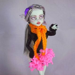 Doll Clothes Orange Scroodle Scarf 4 Barbie Blythe Pullip Monster High