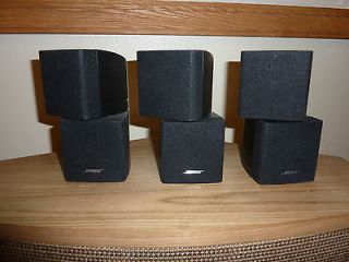 BOSE ACOUSTIMASS LIFESTYLE DOUBLE CUBE SPEAKERS 10 /15/ 16 PRISTINE