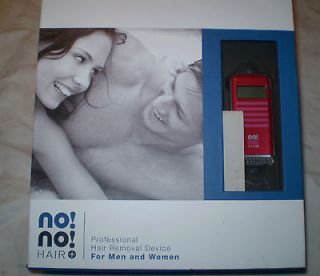 nono Hair Plus + hair Removal device Kit for men & Women NoNo pink