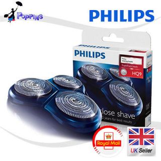PHILIPS Shaving Heads HQ9 pack of 3 Shaver Blades Replacement HQ9/51