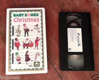 Baby Songs Baby Songs Christmas (VHS, 1991) Golden Book music video