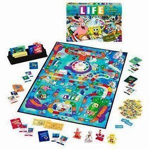 The Game of Life SPONGEBOB SQUAREPANTS Board Game