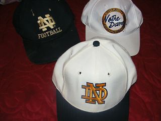 Newly listed GREAT NOTRE DAME VINTAGE SNAPBACK HAT LOT MUST SEE
