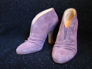 Boutique 9 Nine West Suede leather lavender purple booties 5.5 5 6