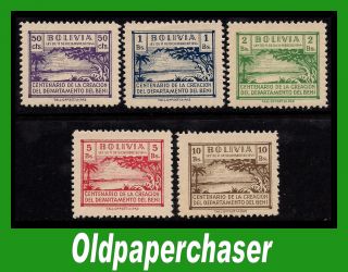 1940s Bolivia Air Revernues Lot Mint Never Hinged
