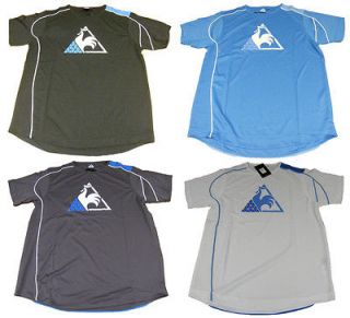 LE COQ SPORTIF poly training top Tshirts set of 4 sizes S M L all in