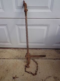 ANTIQUE WALK ALONG WIRE FENCE STRETCHER Barbed Wire Tool