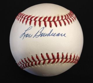 Lou Boudreau Signed Autograph MLB AL Baseball Boston Red Sox GAI