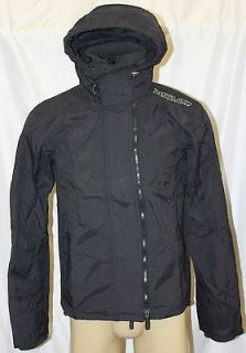 NWT SUPERDRY MENS TECHNICAL WINDCHEATER JACKET COLORBLACK/GREY