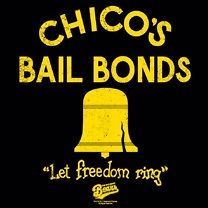 Bad News Bears Movie Chicos Bail Bonds Freedom Licensed Tee Shirt