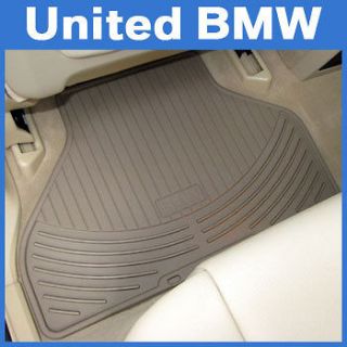 Rubber Floor Mats X5 & X6 (2007 onwards)   Beige (Fits BMW X5 2012