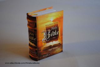 Holy Bible full version King James Miniature Book hardbound