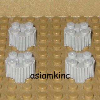 LEGO Medium Grey Profile Round Brick 2X2 # 4612717