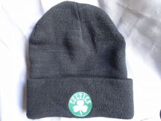 New NBA Boston Celtics / Bacardi Logo Black Knit Hat Premium Quality