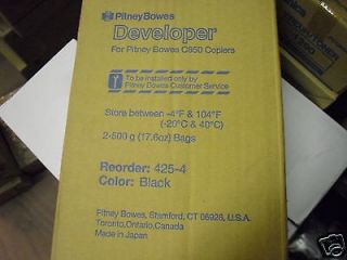 GENUINE Pitney Bowes Imagistics C850 Copier Developer 425 4