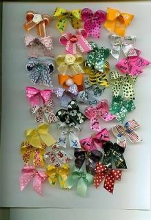 126 DOG GROOMING BOWS assortment