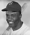 AWESOME PORTRAIT OF JACKIE ROBINSON HALL OF FAME GREAT DODGERS 8x10