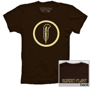LED ZEPPELIN T SHIRT ROBERT PLANT FEATHER SYMBOL INSPIRED HEAVY METAL