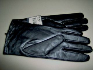 Womens Isotoner BLACK Leather Gloves w/ THINSULATE Sz 8 Extra Large