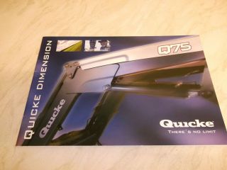 Tractor Brochure. Quicke Q75. Front Loader Range. Quicke Dimension