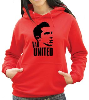 Van United Hoody, Robin Van Persie United Hoodie, Football Sweatshirt